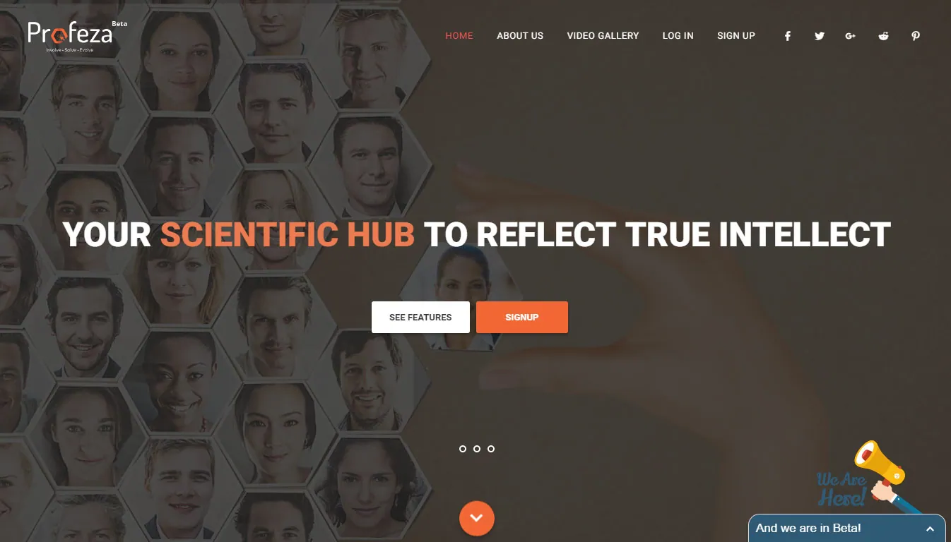 Profeza — Service Business Concept — project by UI Designer